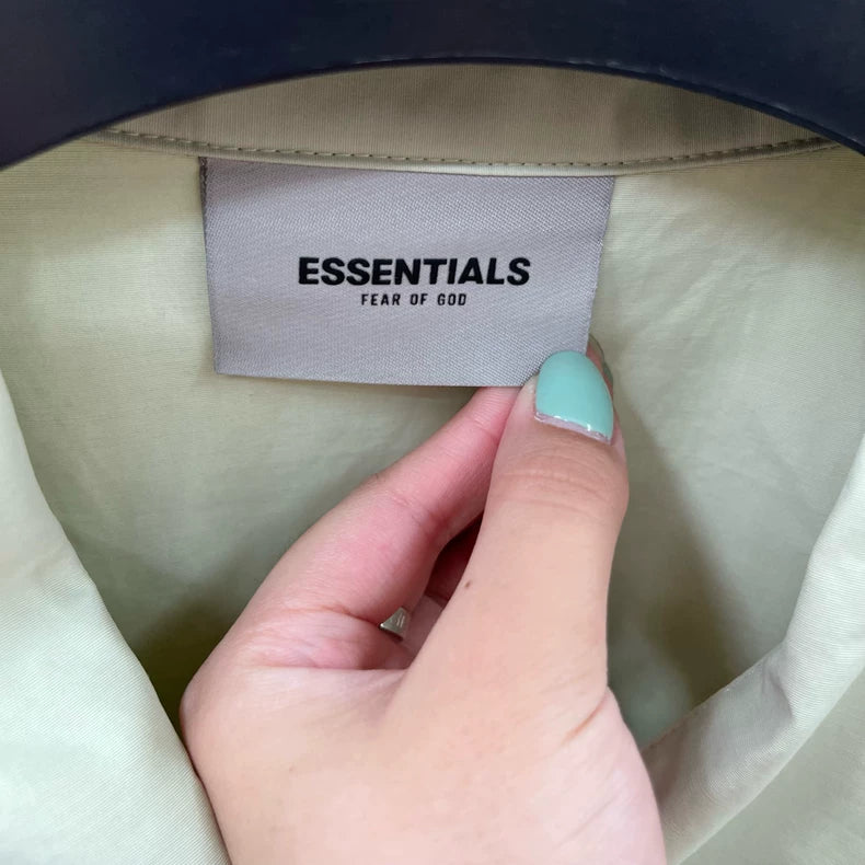 Fear of God Coach Jacket in Matcha Green