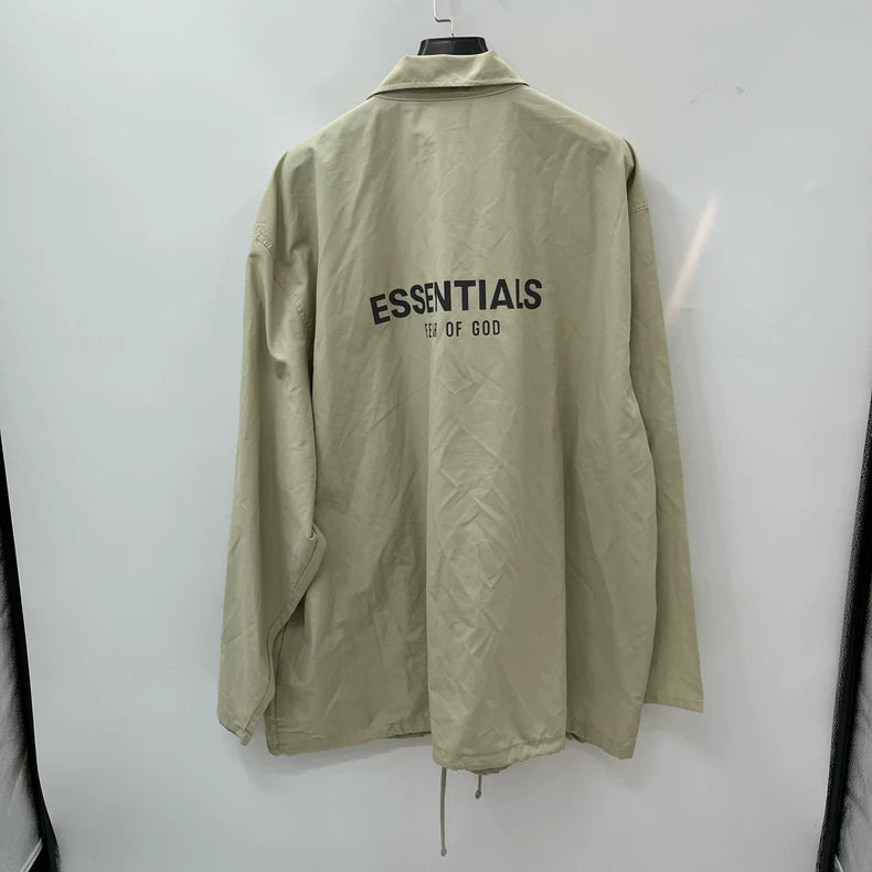 Fear of God Coach Jacket in Matcha Green