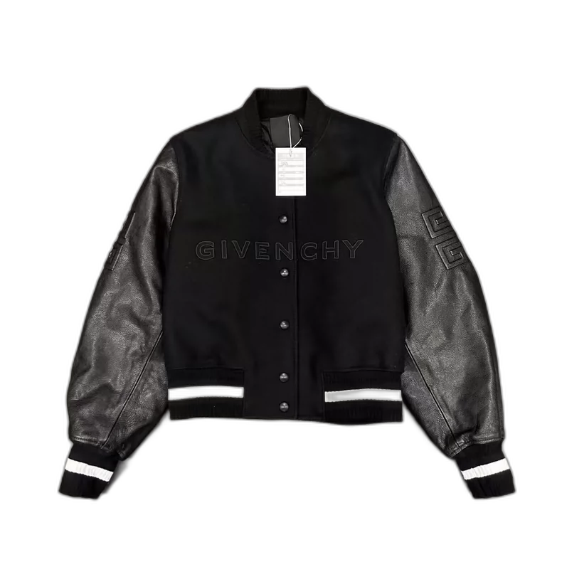 Givenchy 24 New Skin Sleeve Baseball Jacket