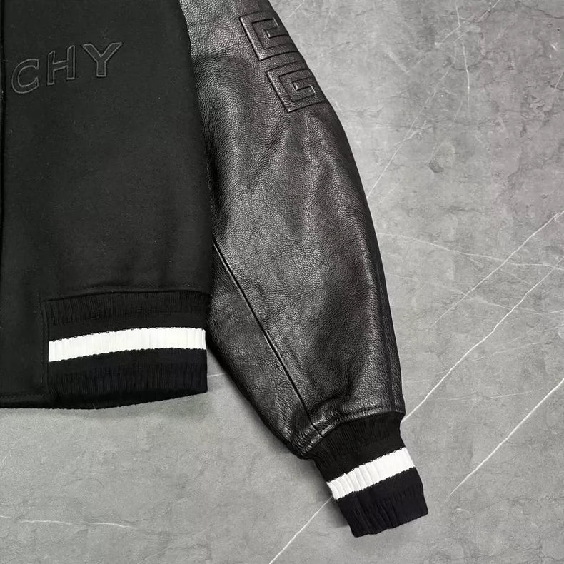 Givenchy 24 New Skin Sleeve Baseball Jacket