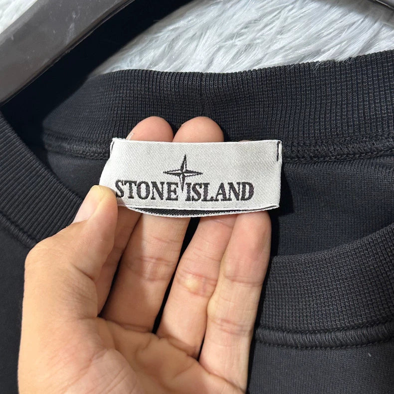 Stone Island Round Neck Basic Sweatshirt