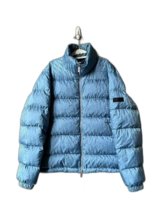 Dior Monogram Puffer Jacket in Blue