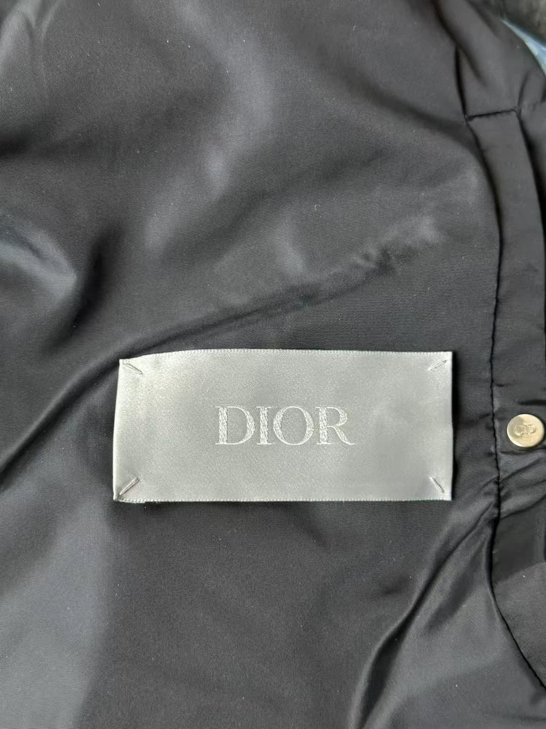 Dior Monogram Puffer Jacket in Blue