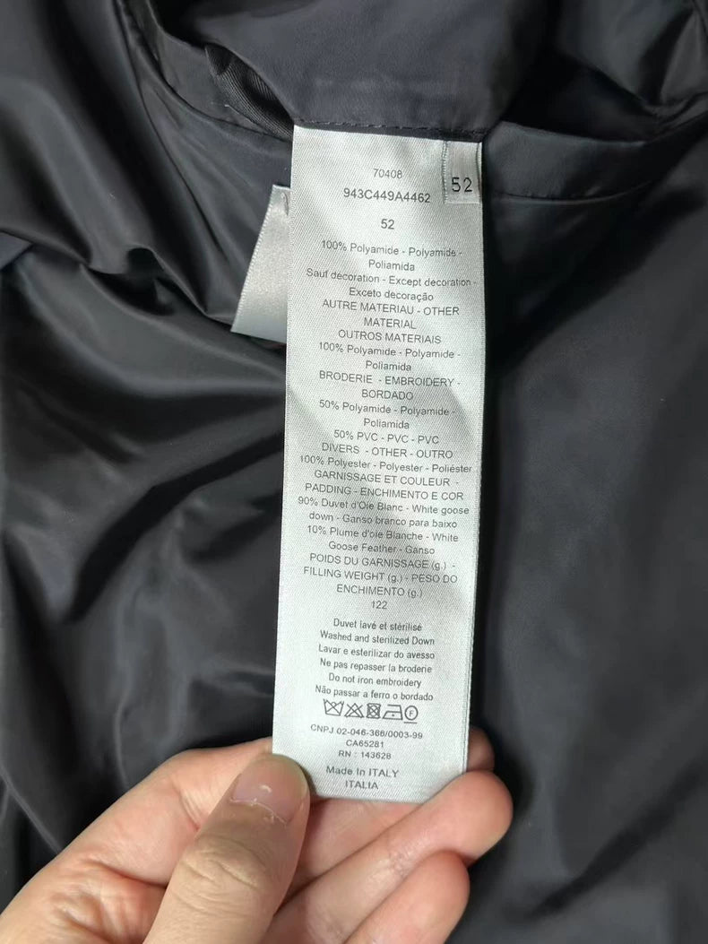 Dior Monogram Puffer Jacket in Blue