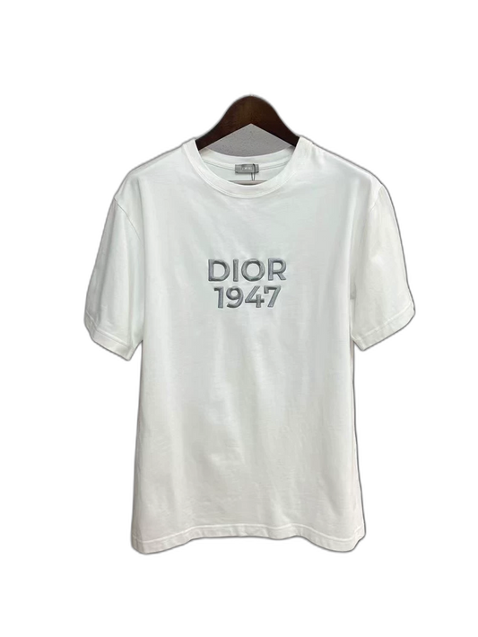 Dior 1947 Embroidered Short Sleeve T-Shirt