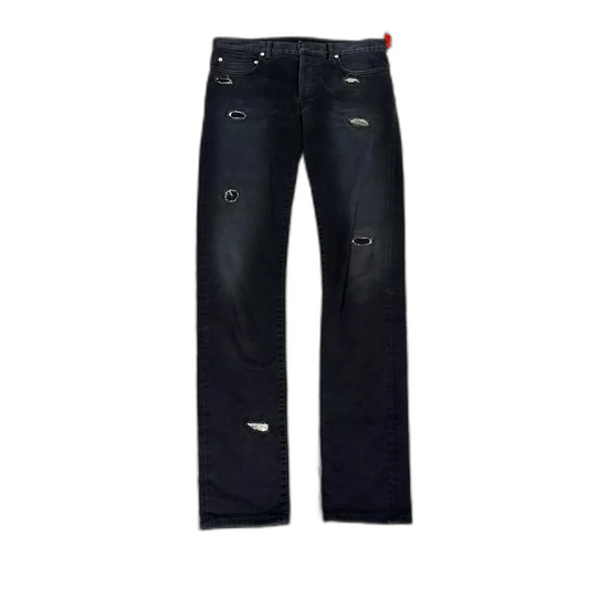 Dior Distressed Washed Denim Pants