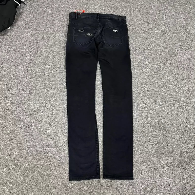 Dior Distressed Washed Denim Pants