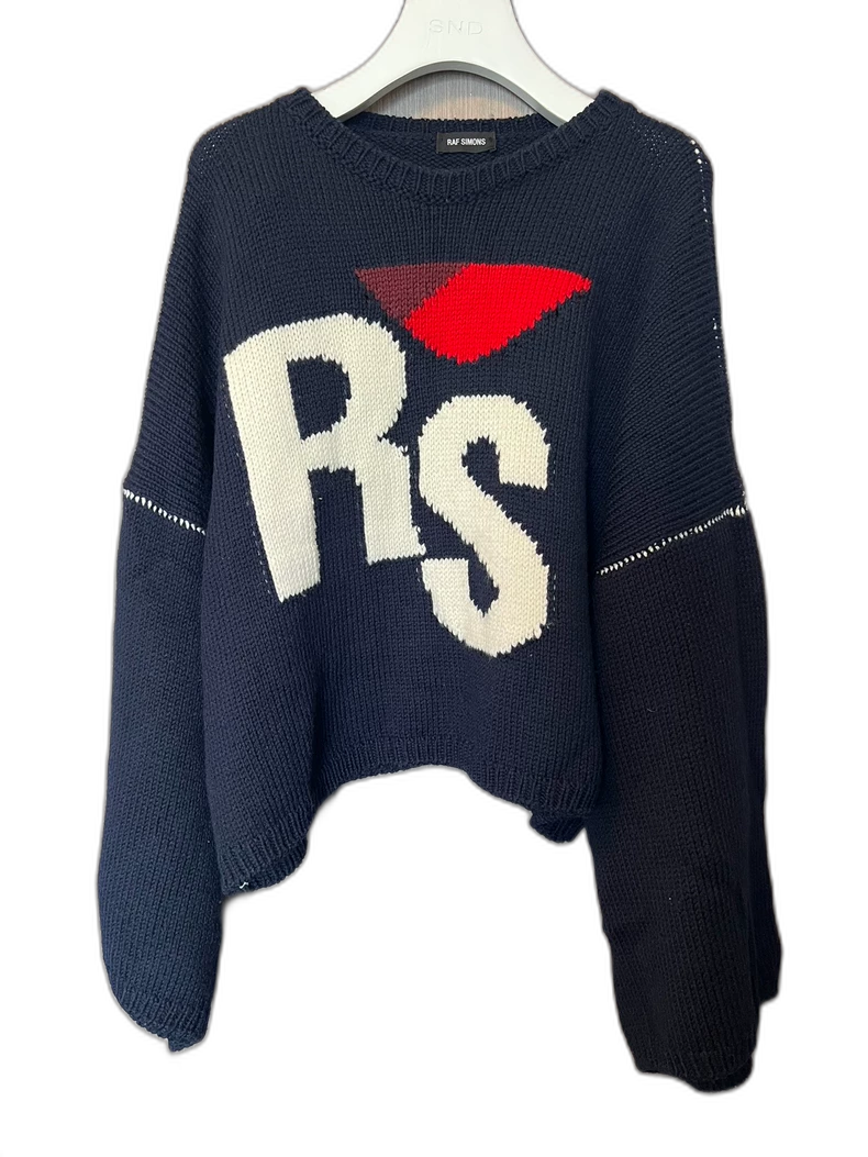 Classic RS Graphic Sweater in Navy