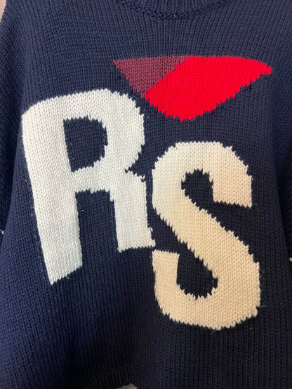 Classic RS Graphic Sweater in Navy