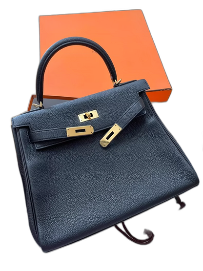 Hermes Kelly 28 Handbag with Accessories