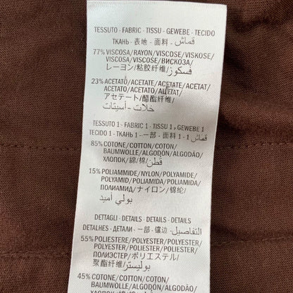 Gucci Brown Logo Cotton Drawstring Pants