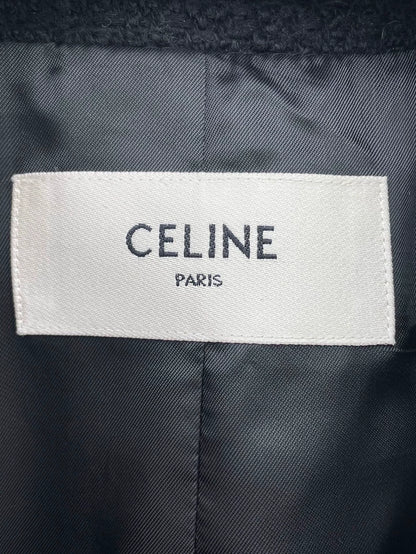 Celine Black and White Gold Button Jacket