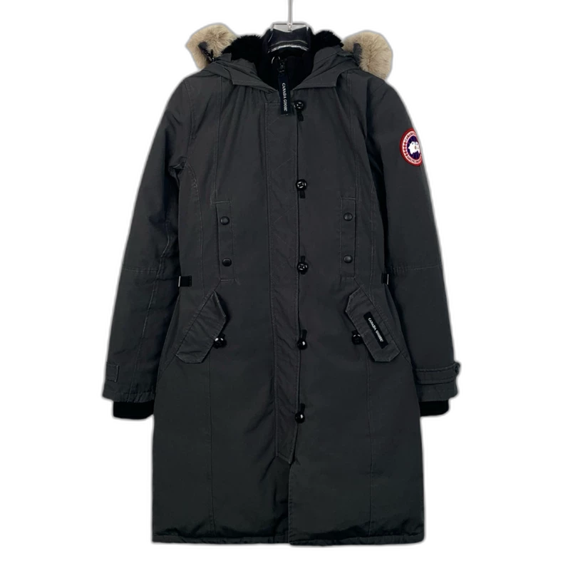 Canada Goose Parka with Hood and Logo