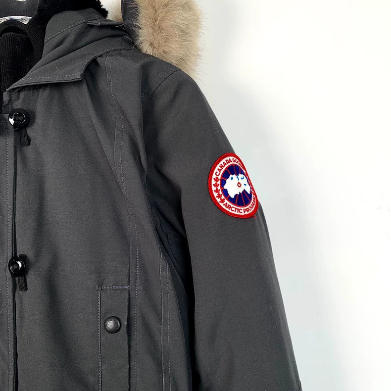 Canada Goose Parka with Hood and Logo