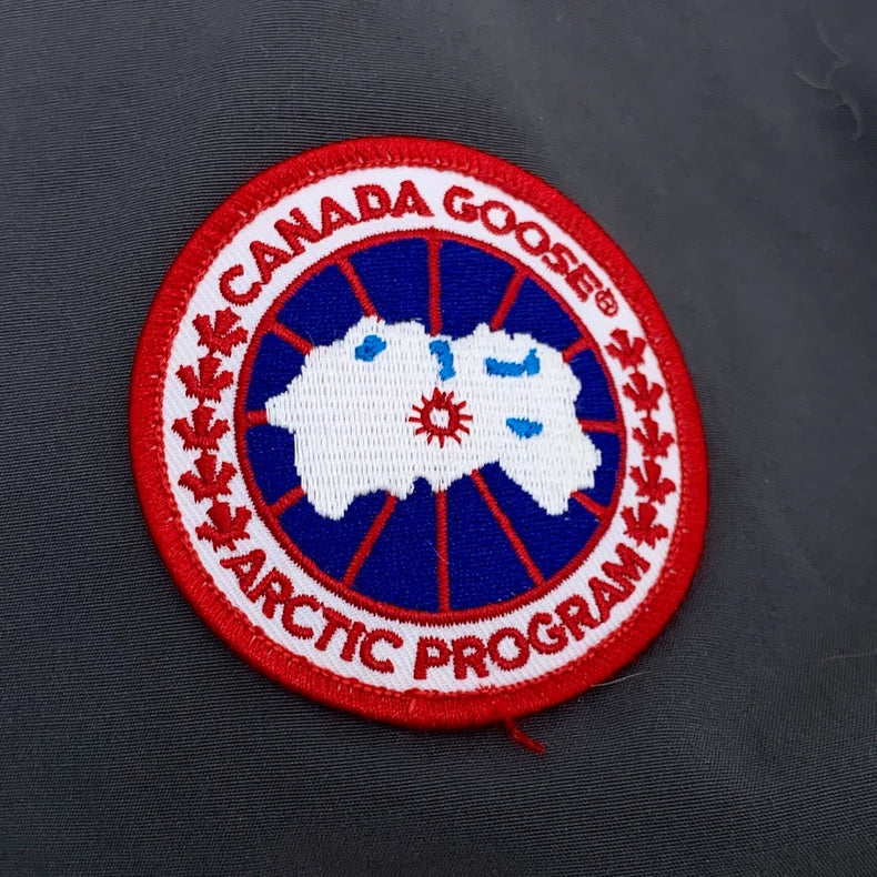 Canada Goose Parka with Hood and Logo