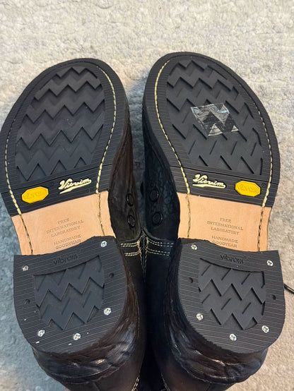 Visvim 7 Hole '73-Folk Boots Black