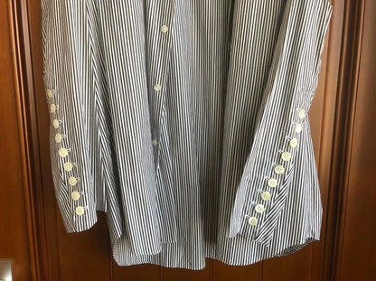 CDG HOMME PLUS Striped Button-Up Shirt