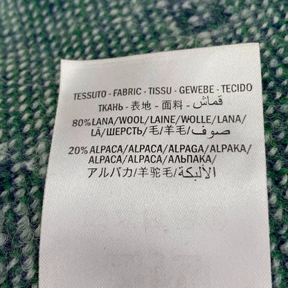 Gucci Green Ram Head Wool Sweater
