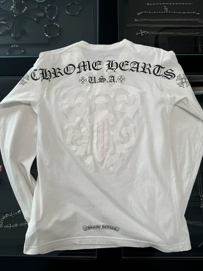 Chrome Hearts White Vine Sword Long Sleeve-yf