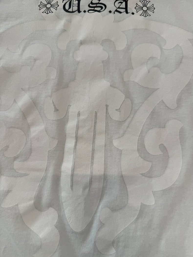 Chrome Hearts White Vine Sword Long Sleeve-yf