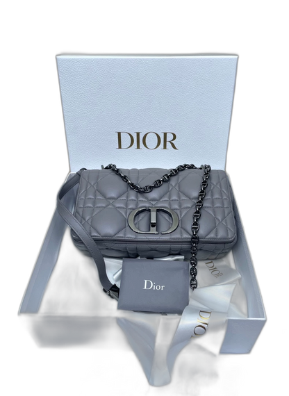 Dior Caro Quilted Shoulder Bag
