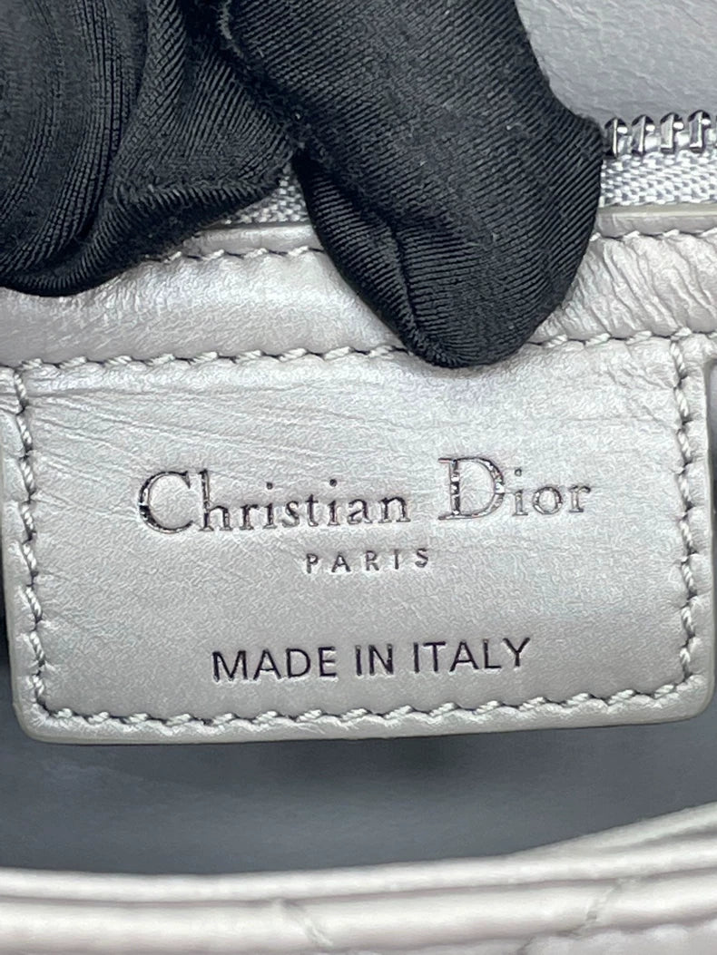 Dior Caro Quilted Shoulder Bag