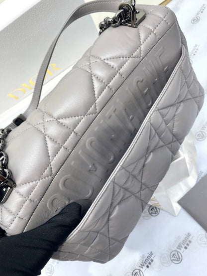 Dior Caro Quilted Shoulder Bag