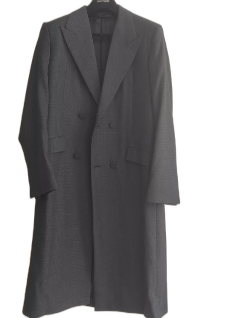 Givenchy Double-Breasted Check Coat