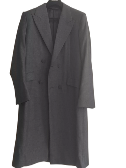 Givenchy Double-Breasted Check Coat