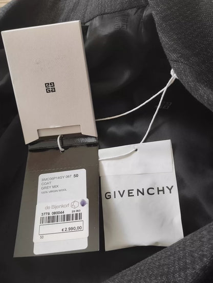Givenchy Double-Breasted Check Coat