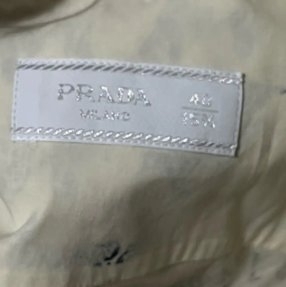 Prada Men's Short Sleeve T-Shirt in White