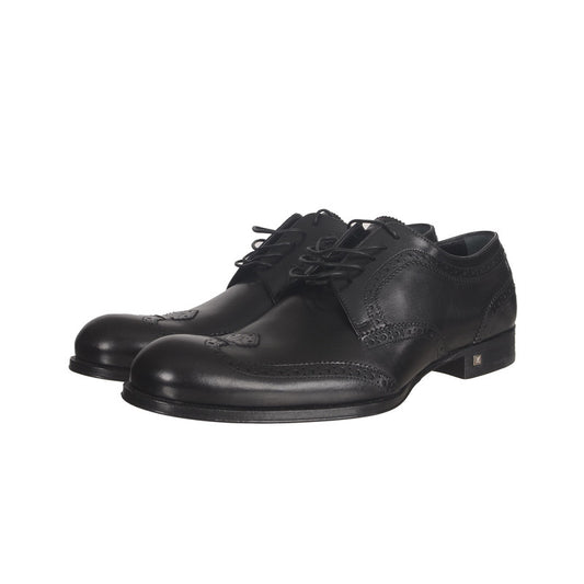 Louis Vuitton Stylish Black Casual Leather Shoes 0079