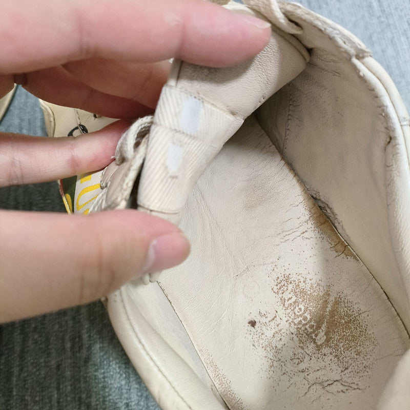 Gucci Rhyton Double G Logo Dad Sneakers in Cream 0079