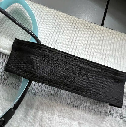 Prada Colorful Short Sleeve Cotton T-Shirt