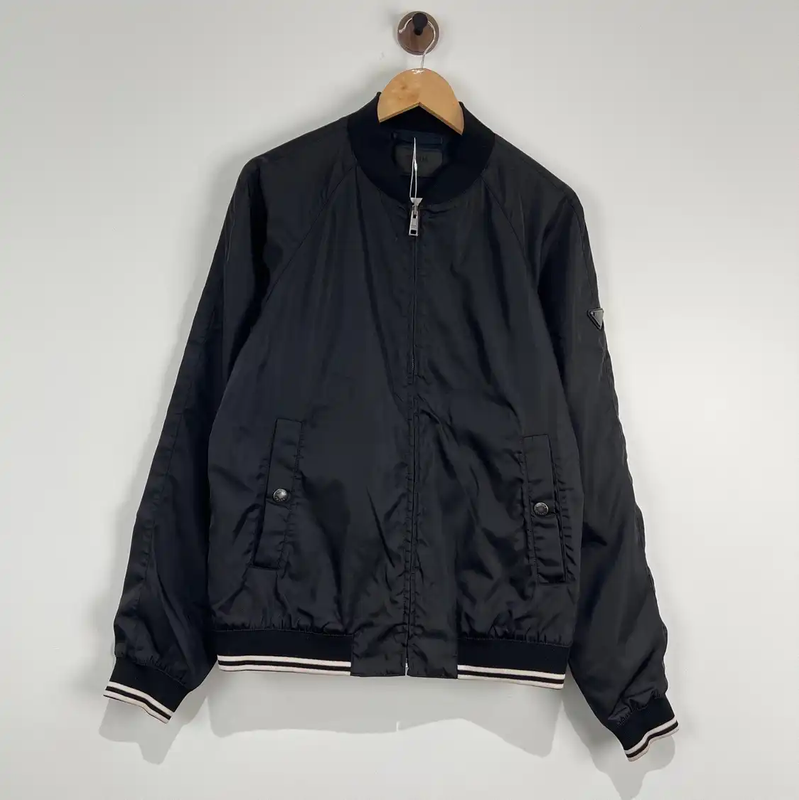 Prada Men's Black Polyester Jacket