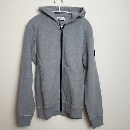 Stone Island Gray Cotton Men's Jacket 0089