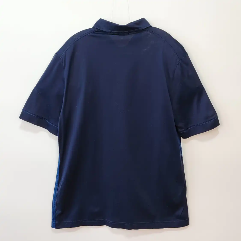 Prada Men's Cotton Polo in Dark Blue