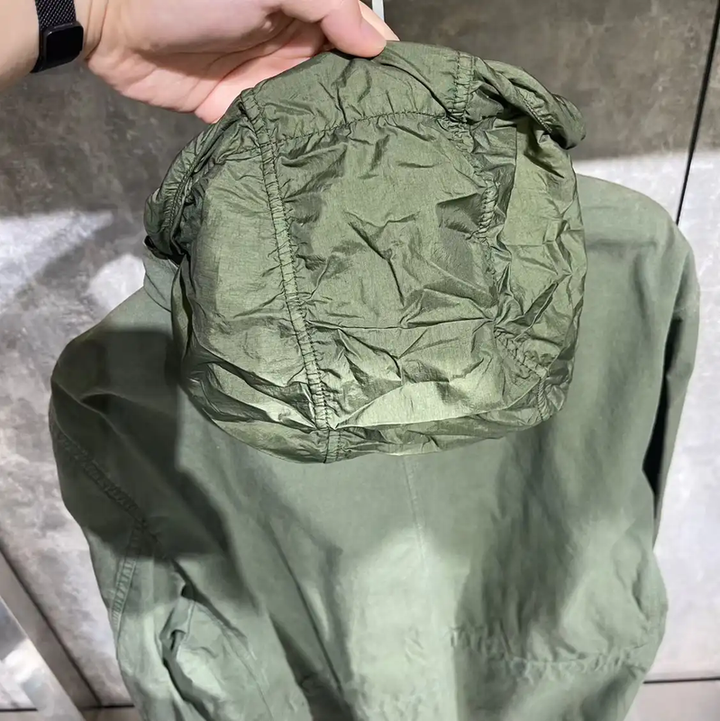 Stone Island Military Green Cotton Men's Jacket 0089