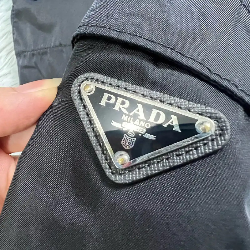 Prada Black Nylon Men's Shorts