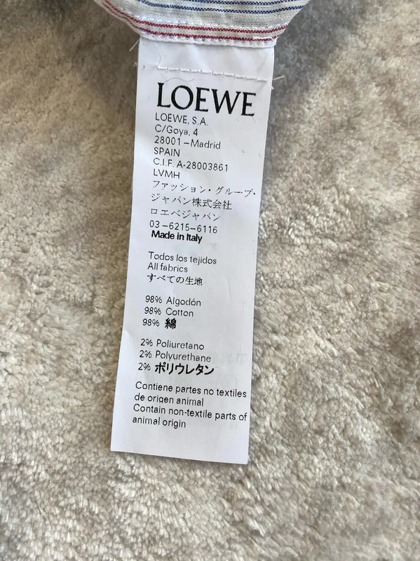 Loewe Multi-Striped Cotton Long Sleeve Shirt 0089