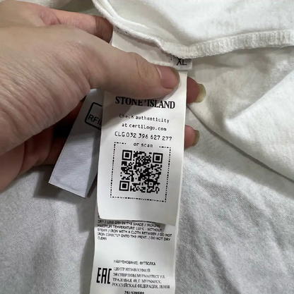 Stone Island Men's Cotton T-Shirt in White 0089