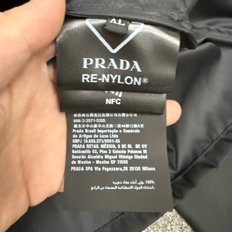 Prada Black Nylon Men's Overshirt