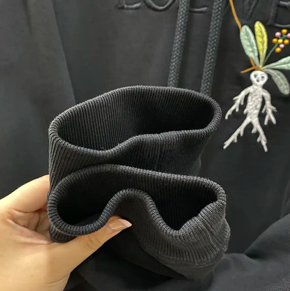 Loewe Black Cotton Men's Hoodie 0089