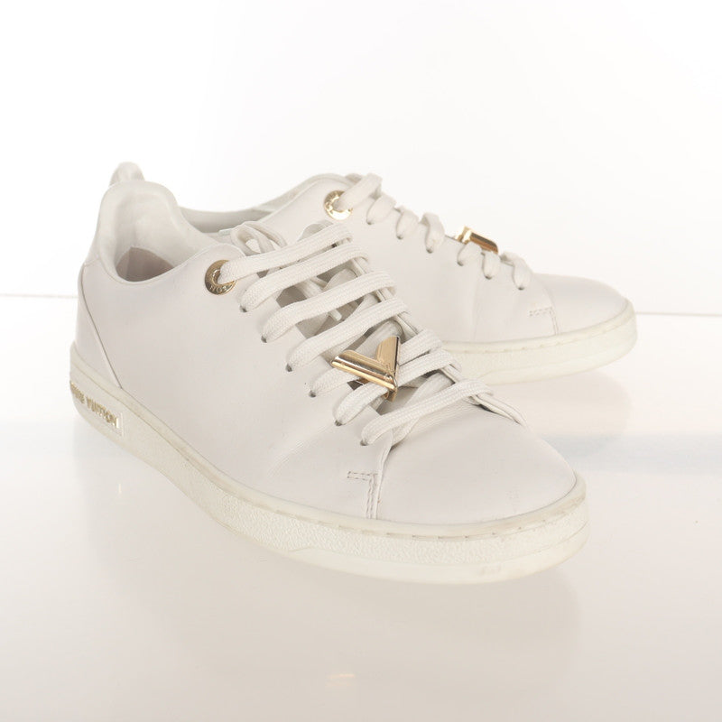 Louis Vuitton White Round-Toe Sneakers 0079