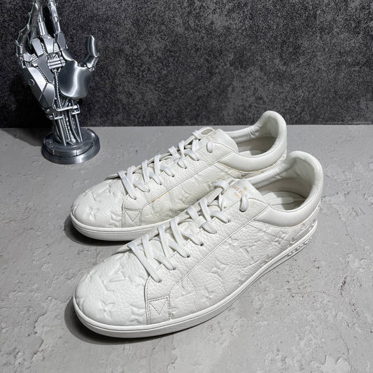 Louis Vuitton Luxembourg Monogram White Sneakers 0079