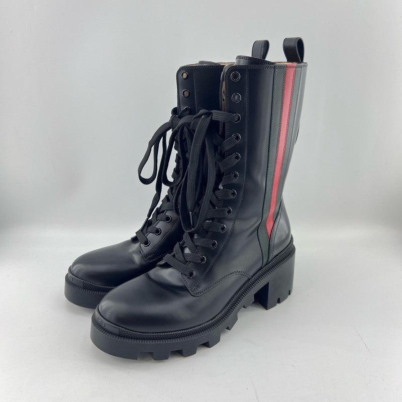 Gucci Women's Black Leather Ankle Boots 0079