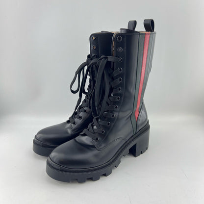 Gucci Women's Black Leather Ankle Boots 0079