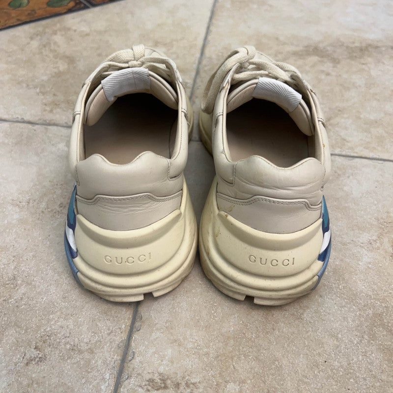 Gucci Rhyton Wave Print Thick Sole Sneakers 0079