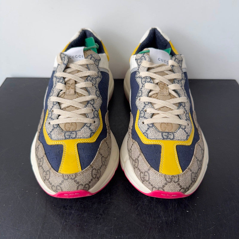 Gucci Rhyton Low-Top Printed Dad Sneakers 0079