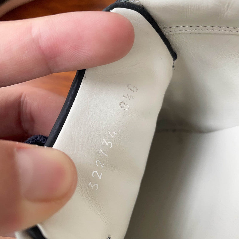 Gucci Low-Top Leather Sneakers in Blue 0079